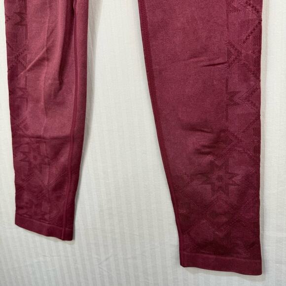 CALIA By Carrie Underwood Burnt Red Leggings Women’s Large Western Aztec Print - Picture 4 of 9